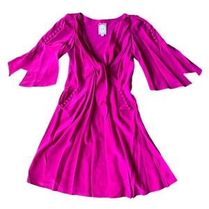 Magenta, Yoana Baraschi, size 4, dressy. Rare. Vintage. Anthropology. Like new.